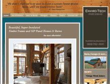 Tablet Screenshot of enviro-techpostandbeam.com